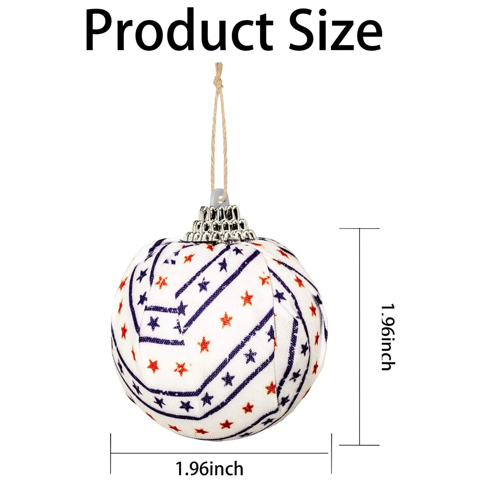 

16 Pcs Independence Day Balls Ornaments Hanging Pendants Party Decorative Props Home Party DIY Hanging Pendant