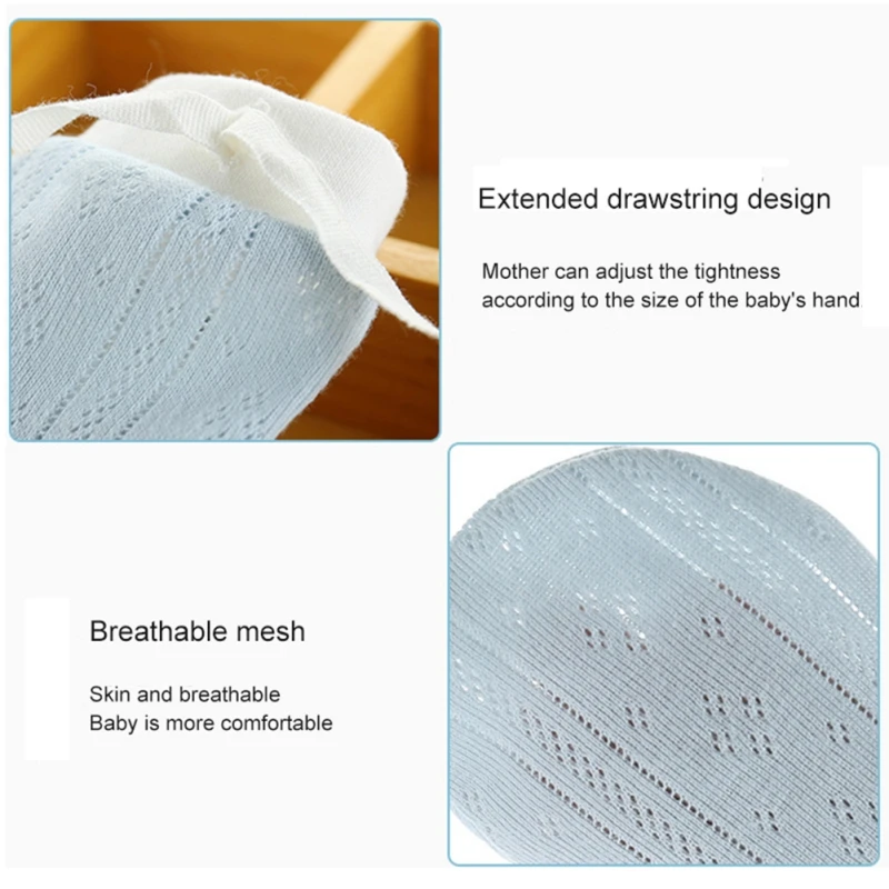 От 0 до 2 лет перчатки для новорожденных подарок малышей Нескользящие рукавицы