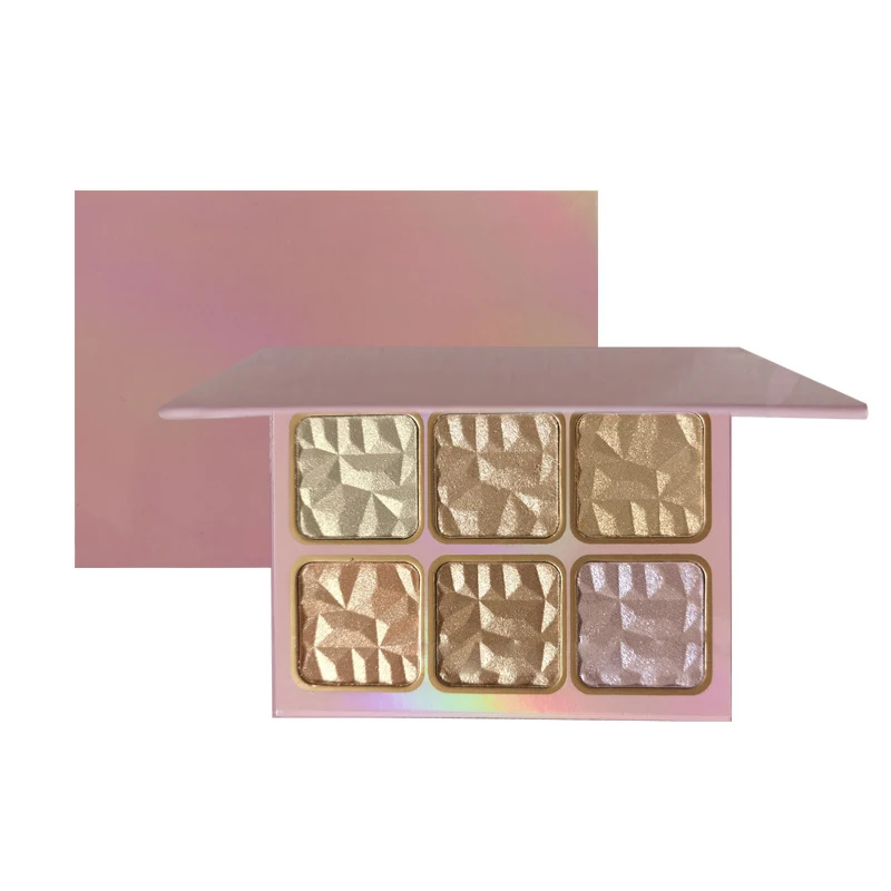 6 Sets of Pink Highlights To Brighten The Skin Tone Private Customization Contour Palette