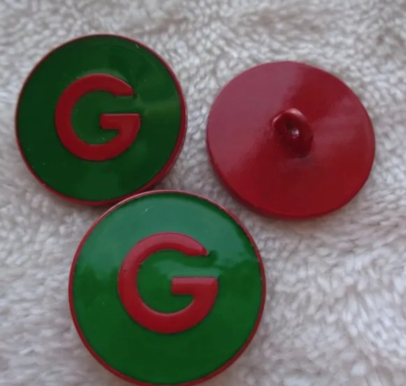 Новинка 2019 10 высококачественных модных металлических зелёных пуговиц куртка