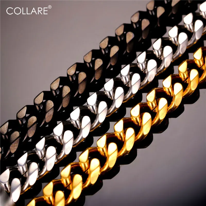 Ожерелье-чокер мужское из нержавеющей стали 12 мм N256 | Украшения и аксессуары