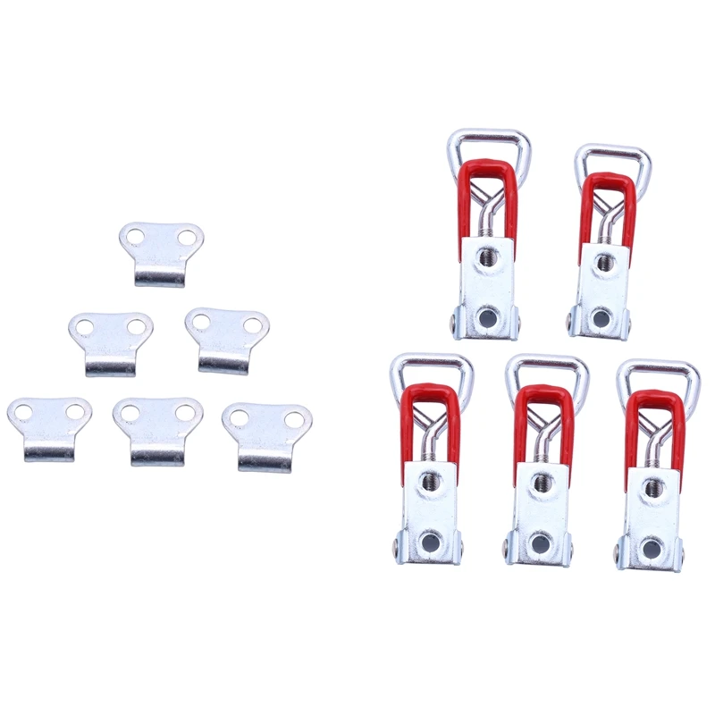 

5PC Adjustable Toggle Clamp Pull Action Latch Hand 100KG/220lbs Holding Capacity Retail