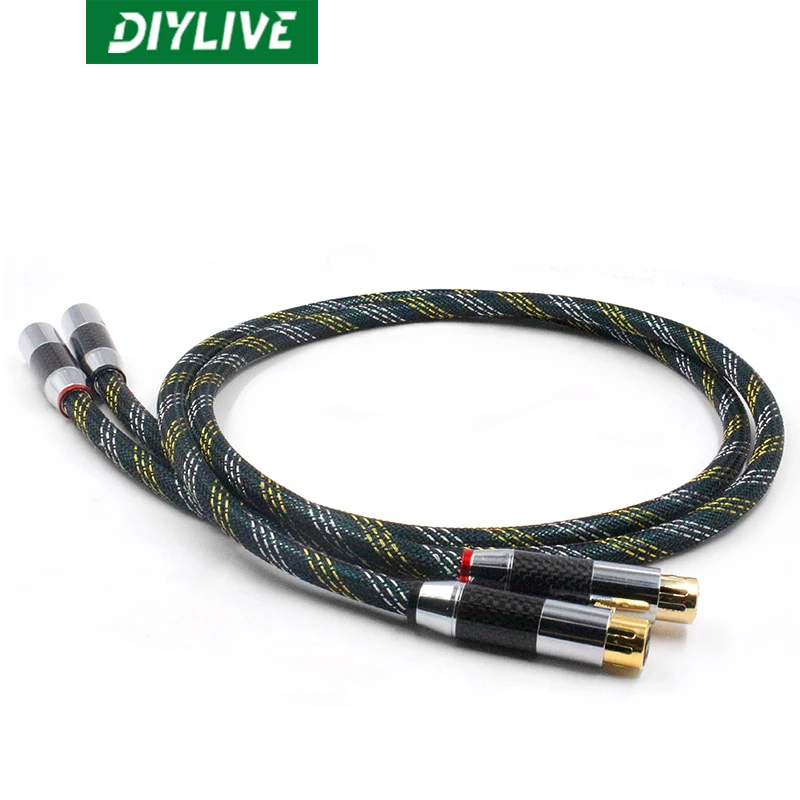 DIYLIVE QED Signature Edition of the high grade Carnon male to female audio signal line XLR balance MVS head | Электроника