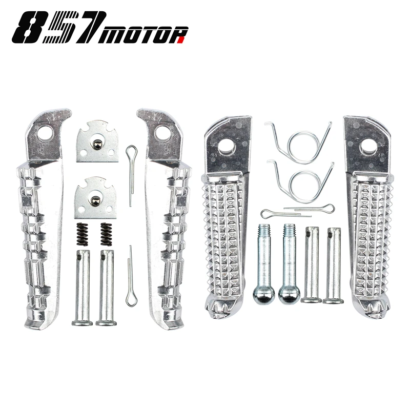

Motorcycle Front / Rear Footrests Foot pegs Foot Pedal Spring For YAMAHA FZ-09 MT09 MT07 MT03 MT10 R3