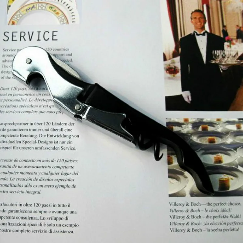 Многофункциональный штопор из нержавеющей стали для вина бутылок пива