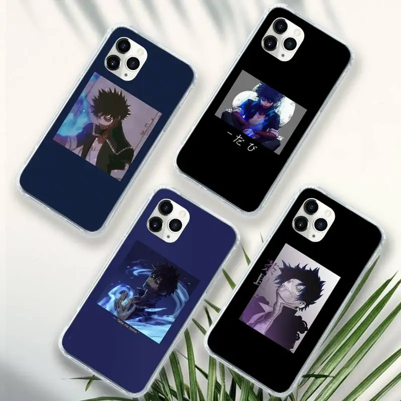 

Anime Dabi My Hero Academia Phone Case Transparent soft For iphone 5 5s 5c se 6 6s 7 8 11 12 plus mini x xs xr pro max