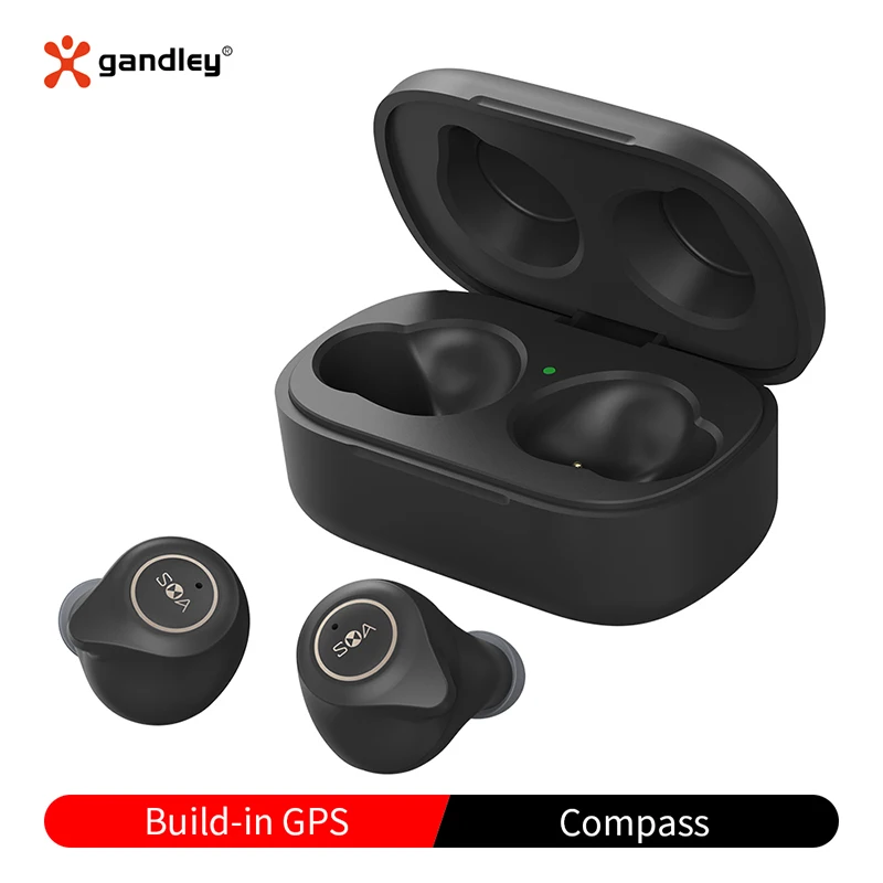 Беспроводные Bluetooth наушники Gandley X2 Siri водонепроницаемые Hi Fi с защитой от помех
