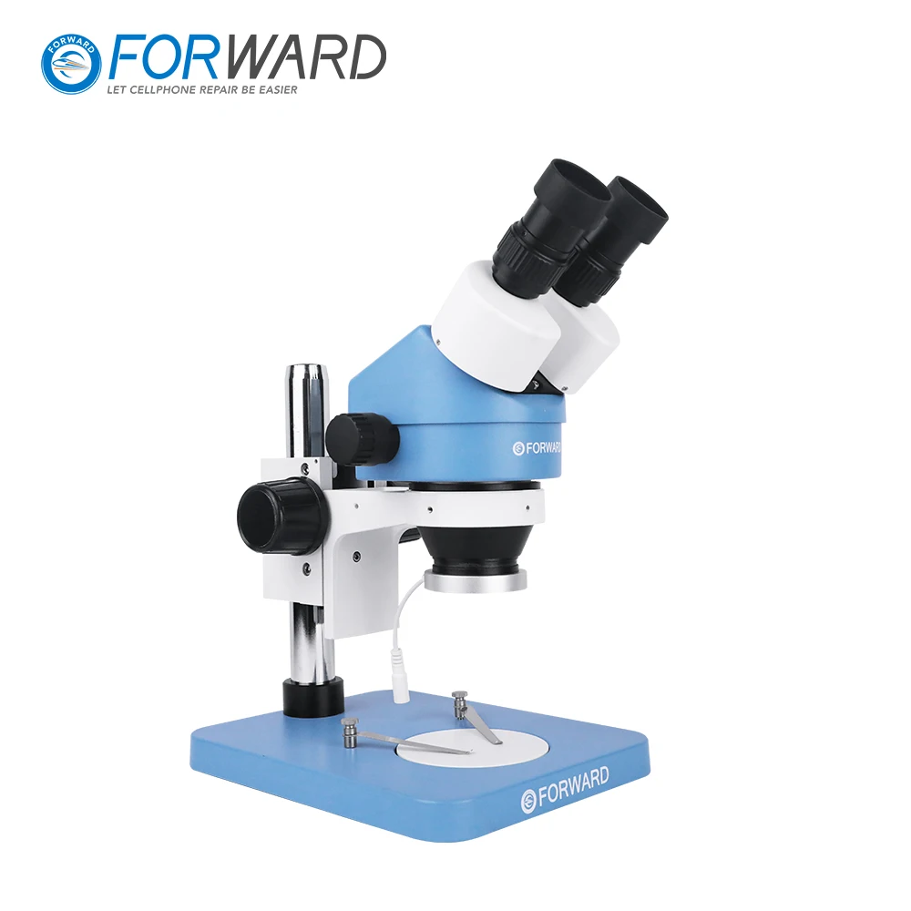 Microscopio Electr&oacute;nico Digital FORWARD 7X-45X, mira para lupa de reparaci&oacute;n de placa base, ajuste de alcance 1080P sin luz LED-2