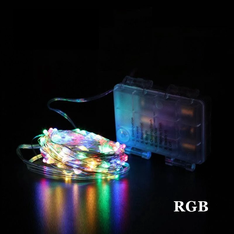 Гирлянда садовая уличная Водонепроницаемая с медным проводом и пультом