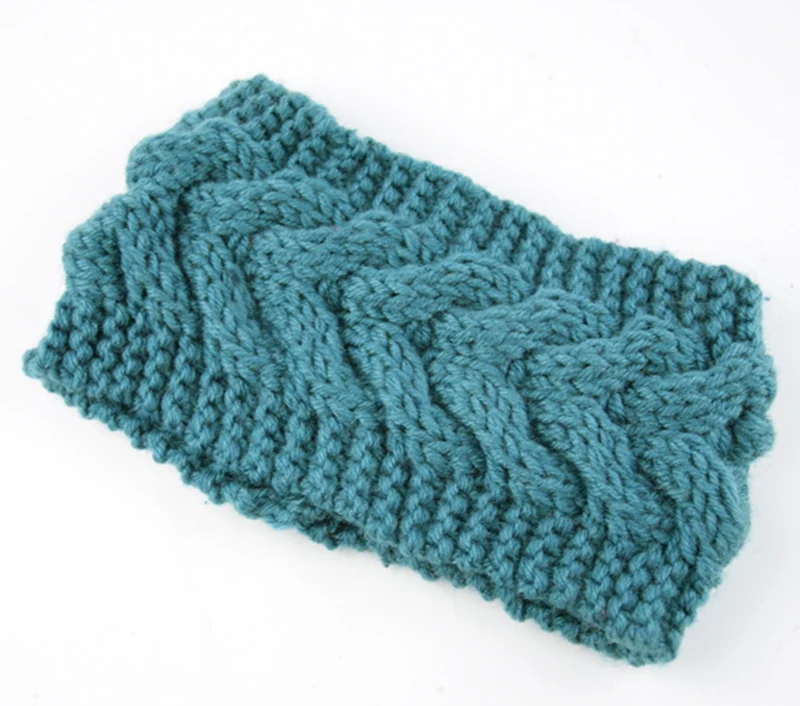 

Winter Warmer Ear Knitted Headband For Women Crochet Bow Wide Stretch Hairband Headwrap Hair Accessories Lady Turban