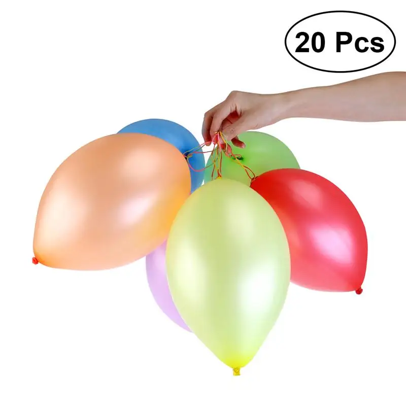 20pcs 3.2g Punch Balloons Children Classic Toys Wedding Birthday Party Supplies Floating Kid Gift (Mixed Color) | Дом и сад