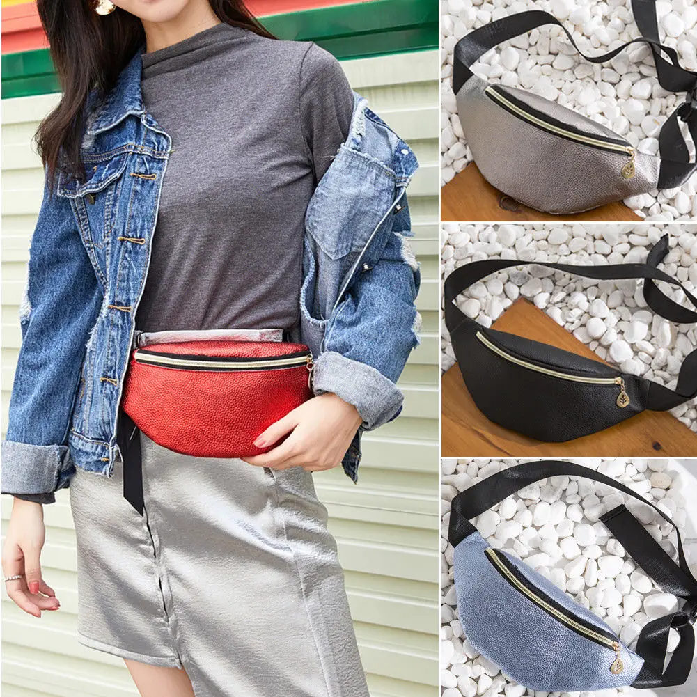 Поясная Сумка женская из искусственной кожи с регулируемой молнией | Багаж и