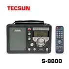 Бесплатная доставка, оригинальный радиоприемник TECSUN S-8800 PLL DSP AMFMLWSW, все диапазоны SSB, стерео + пульт дистанционного управления