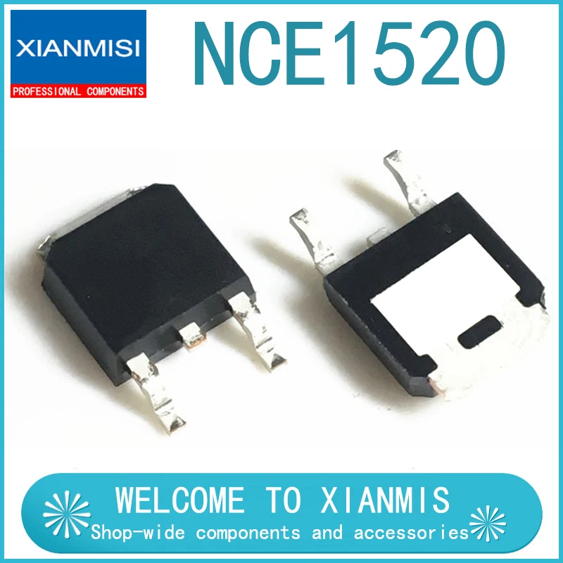 

10pcs NCE1520K MOSFET-N 150V 20A TO-252