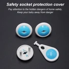 Розетка для круглых штырей Европейская стандартная Защитная крышка для детей с защитой от отверстий