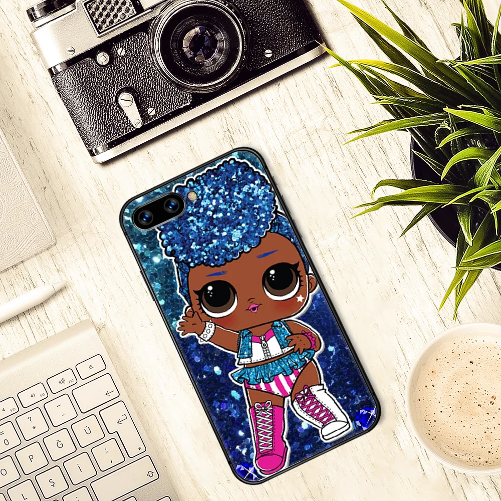 

lol Cartoon cute doll Phone Case Cover Hull For HUAWEI honor 7a 8s 8a 8x 9 9x 10 20 i Lite Pro black Cover Luxury Shell Silicone