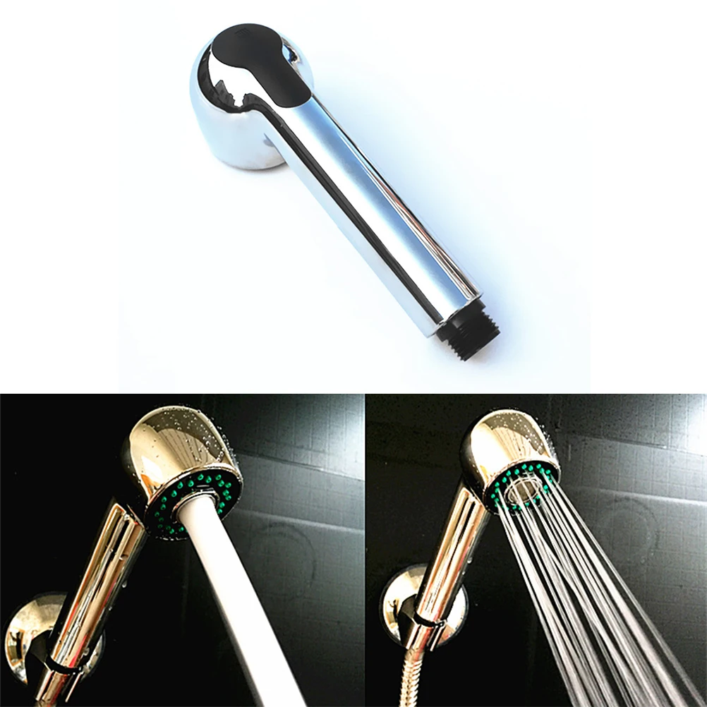 Двусторонняя душевая лейка водосберегающая круглая хромированная насадка из