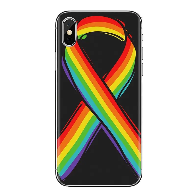 Phone Cover Gay Lesbian LGBT Rainbow Pride For Samsung Galaxy S2 S3 S4 S5 MINI S6 S7 edge S8 S9 Plus Note 2 3 4 5 8 Coque Fundas |