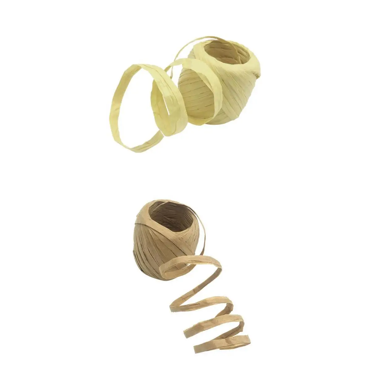 Упаковка из 2 бумажных лент рафия для свадебной вечеринки упаковочная коробка