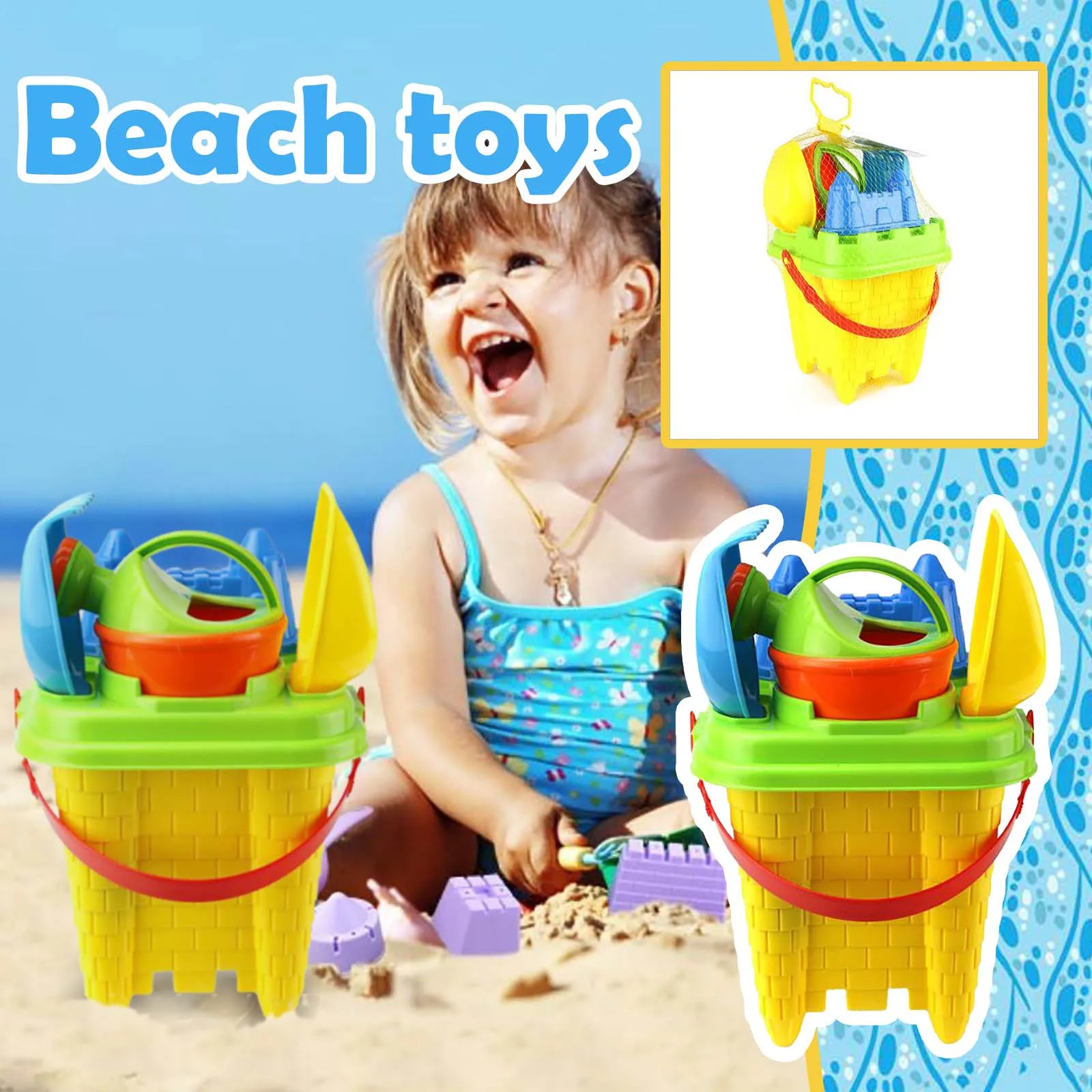 

New Baby Toys Beach Sand Toy Summer Children's Play Water Beach Toys Bathroom Bath Parent-child Interactive Beach Juguetes Playa