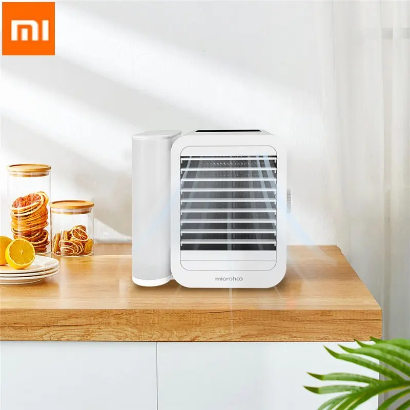 

Newest Xiaomi Microhoo 3 In 1 Mini Air Conditioner Water Cooling Fan Touch Screen Timing Artic Cooler Humidifier Bladeless Fan