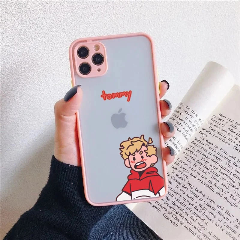 ZUIDID Dream Smp Clear Phone Case For iPhone 12 Pro MAX 11 XS X XR 13 SE20 7 8 6Plus Cartoon Japan Anime Hard Matte Cover Shell