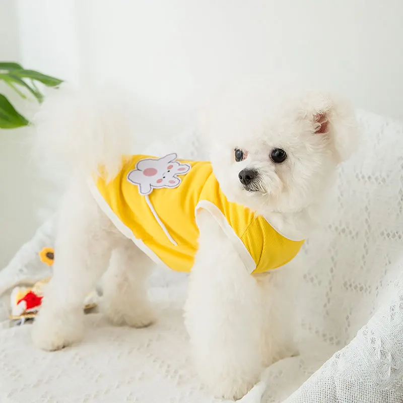 

Жилетка для собак летняя крутая удобная одежда для домашних животных из полиэстера дышащая тонкая светильник Кая жилетка для собак 2 лапы д...