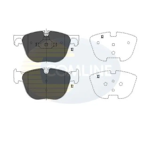 Колодки тормозные дисковые COMLINE CBP06003|Тормозной цилиндр| |