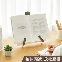 2022 new portable plastic reading book holder can clip a4 paper support document shelf bookstand music score recipe stand