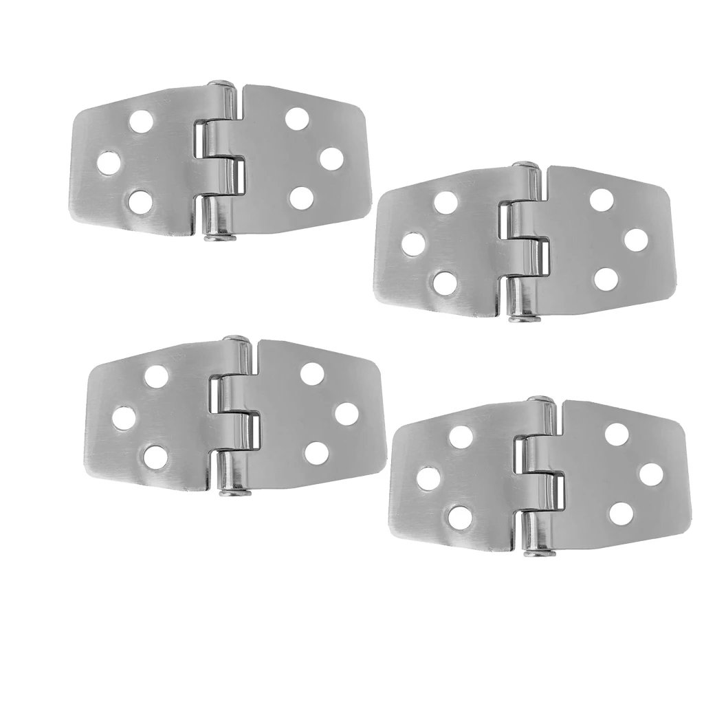 

4x3inch Stainless Steel Boat Marine Grade Flush Door Hatch Hinges