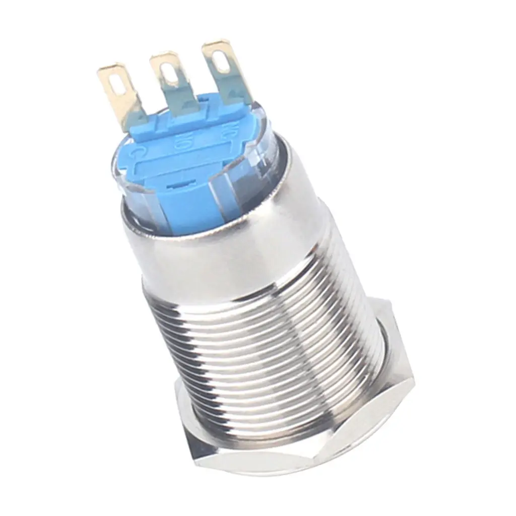 

19mm Metal Waterproof LED Car Reset Signal Light Signal Lamp
