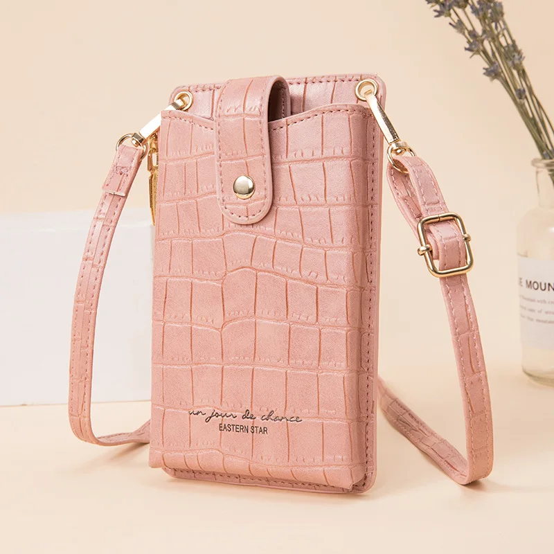 

Mini Crossbody Bags for Female Mobile Phone Bag Ladies Shoulder Coin Purse with Soft Leather Zipper Card Holder bolsas femininas