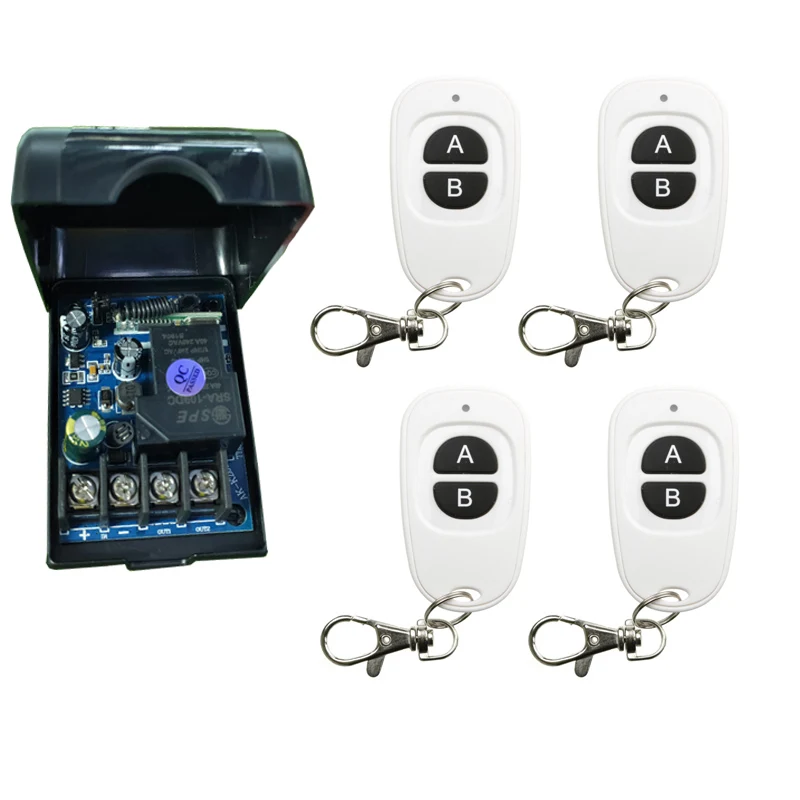 DC12V 48V 1CH 40A реле RF беспроводной пульт дистанционного управления выключатель света