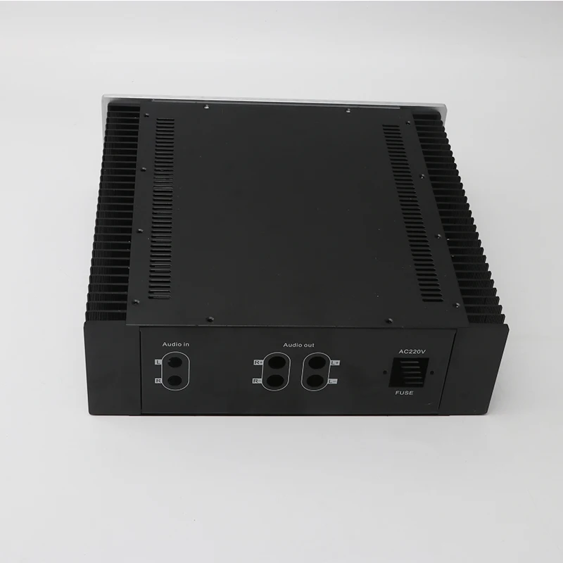 

Q3 320*100*300mm All Aluminum Class A Amplifier Chassis Box House DIY With Blank Cooling Holes Amplifier Case Shell