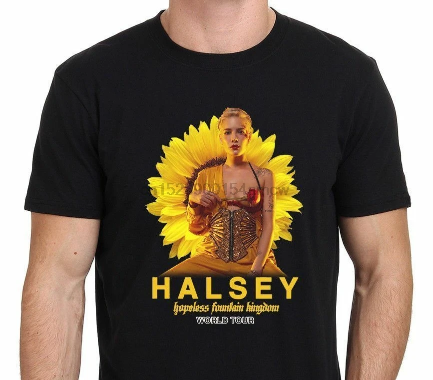 Футболка с логотипом Королевство фонтанов 2017 от Halsey |