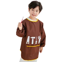 kid art smocks children waterproof artist painting aprons with long sleeve for 90 150 cm height kids age 6 8 impervious stunning