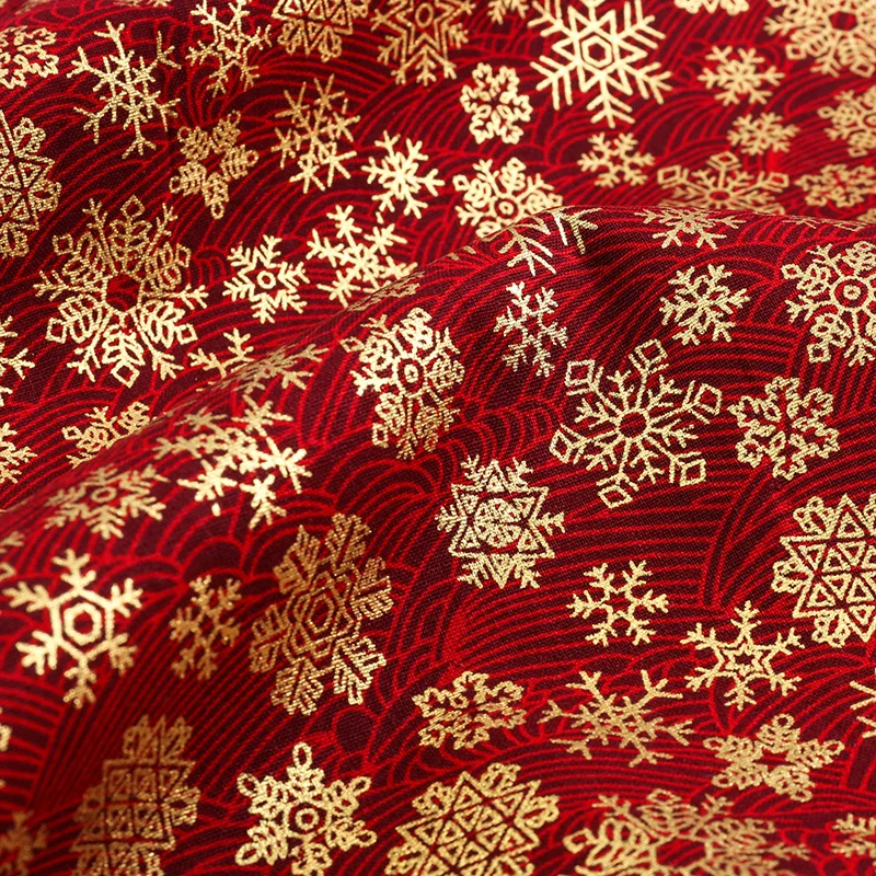 Хлопковые ткани с рождественским принтом японская бронзовая ткань для подушек и