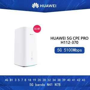 Huawei ( h112-370 ) wireless router 5g 4g lte cpe pro nsa+sa 5100mbps 2. 33 gbps cpe wifi 6 5g n78 n41 1 Item image