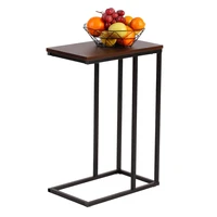 multifunctional home end table side table furniture coffee table for coffee laptop with metal frame nightstand table living room