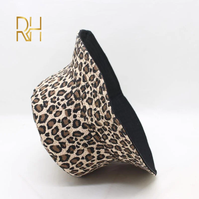 Шляпа ведро с леопардовым принтом рыбацкая шляпа уличная туристическая от