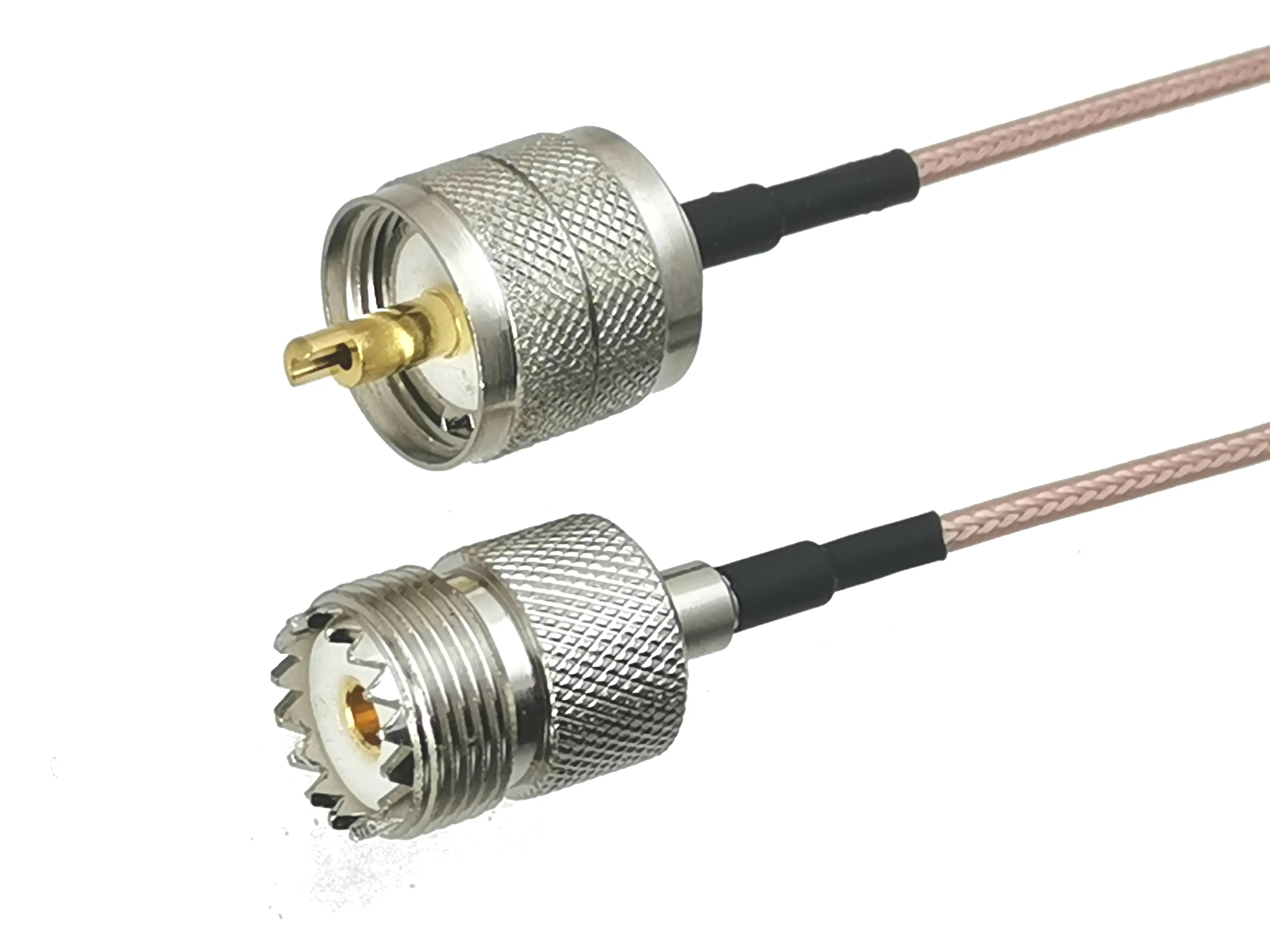 1 шт. RG316 UHF PL259 штекер к SO239 гнездовой разъем RF коаксиальный гибкий соединительный