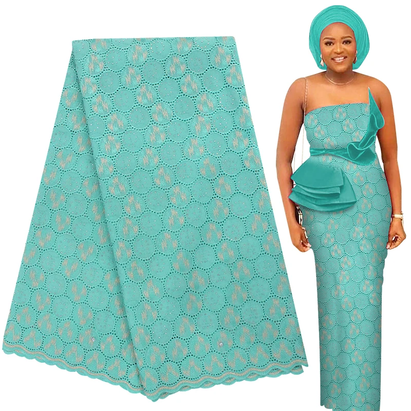 Ткань, новинка 100%, 2,5 ярдов, высокое качество, нигерийская искусственная вышивка, африканская кружевная ткань