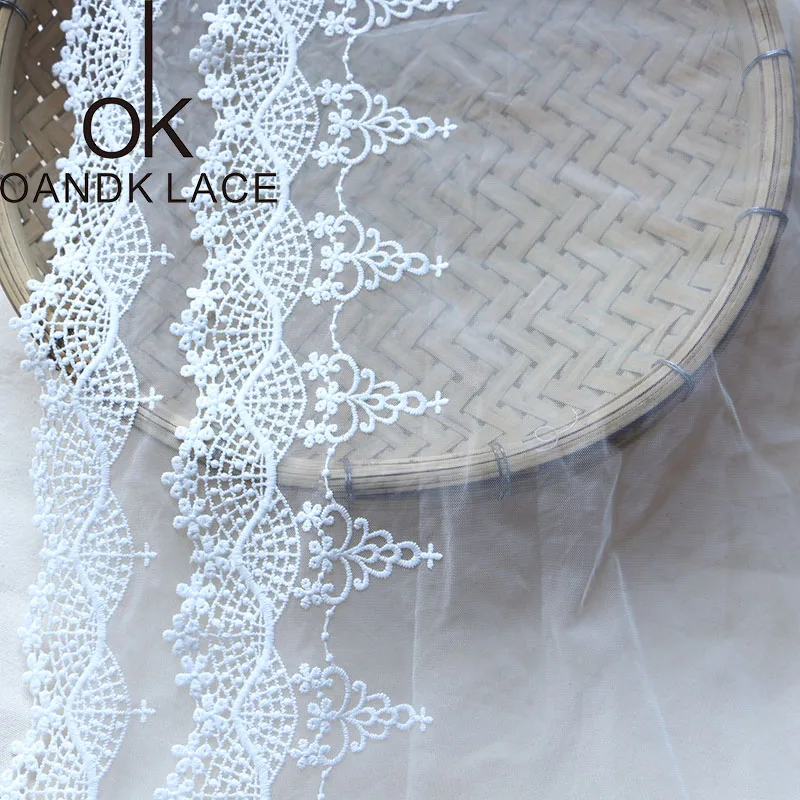 1 ярд кружевная лента для занавесок одежды женской шляпы украшение тесьма