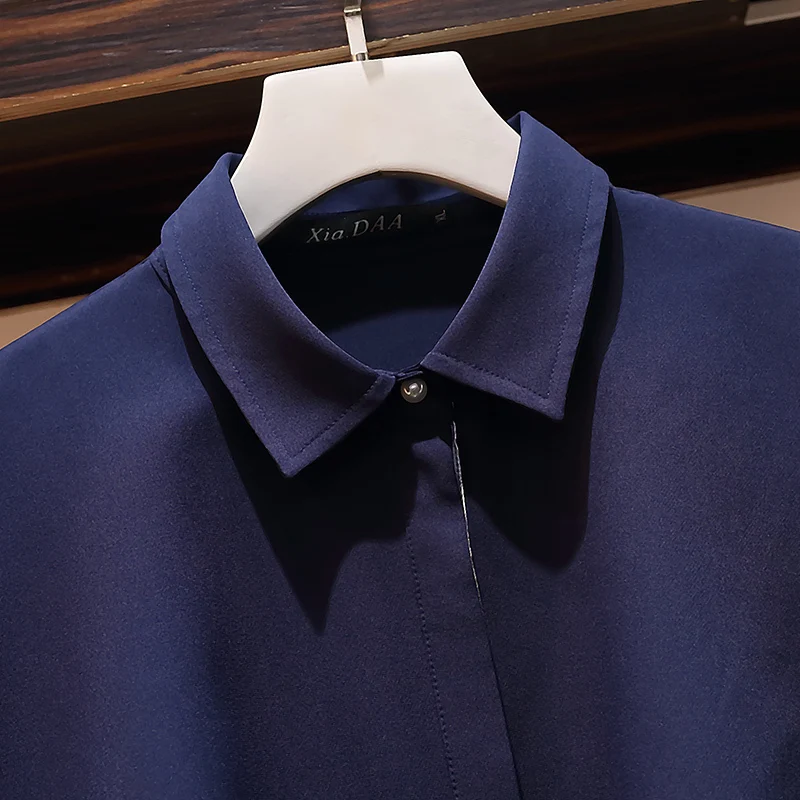 Женское платье рубашка с длинным рукавом осень 2019 новое модное однобортное