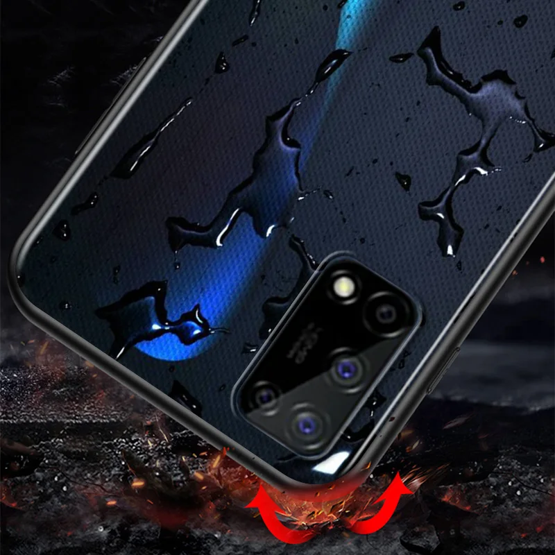 

Araba Karbon Fiber For Huawei Honor V9 Play 3E 8S 8C 8X MAX 8A 2020 Prime 8 7S 7A Pro 7C Black Phone Case