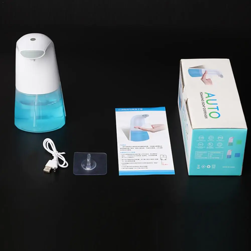

300ML Automatic Foaming Soap Dispenser Adjustable Motion Sensor Soap Dispensing Machine For Bathroom Kitchen