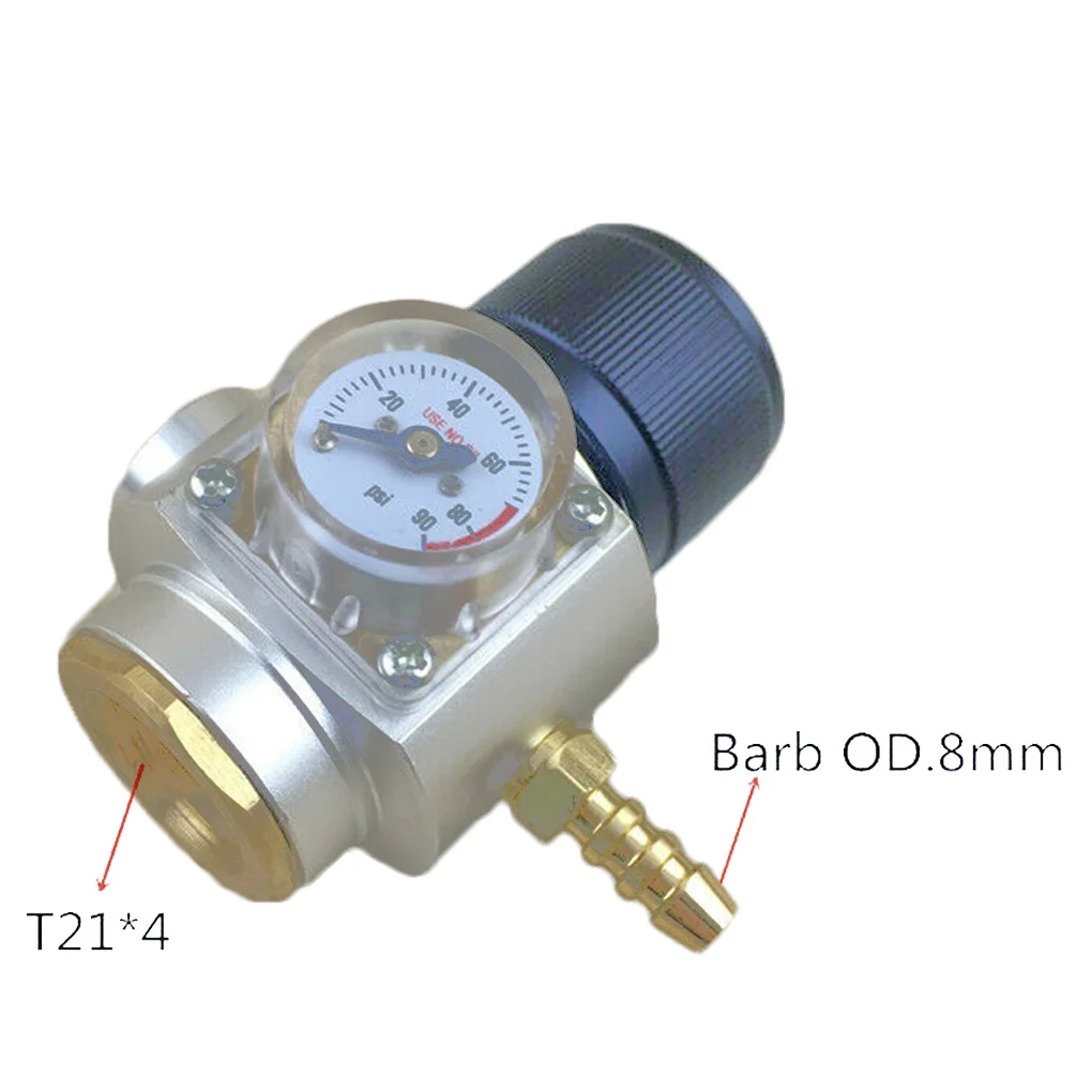 CO2 Регулятор давления соды 0 90 PSI манометр для заряда пива пивоварения|Другие