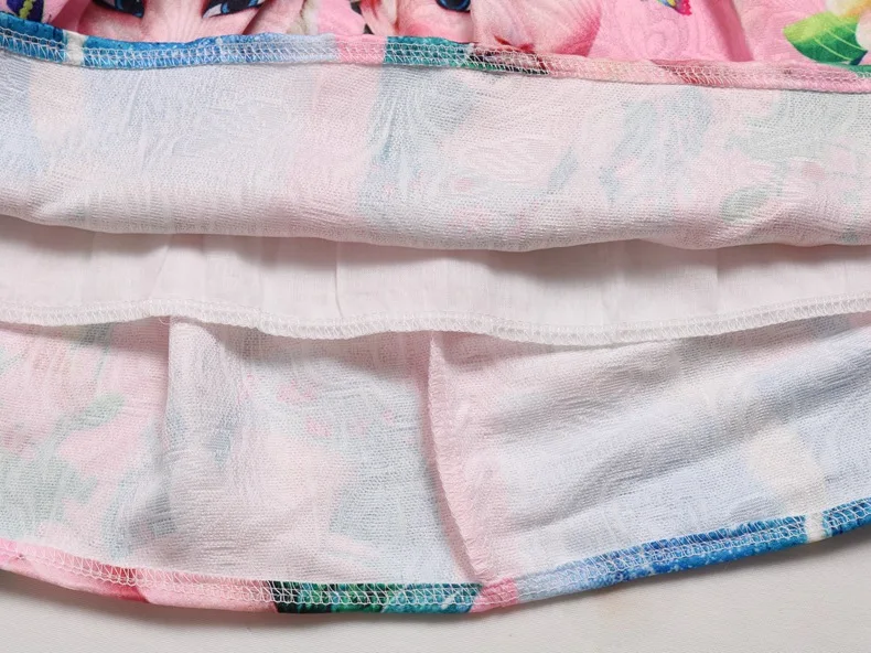 2020 летнее платье для девочек Детские платья с принтом бабочка принцессы