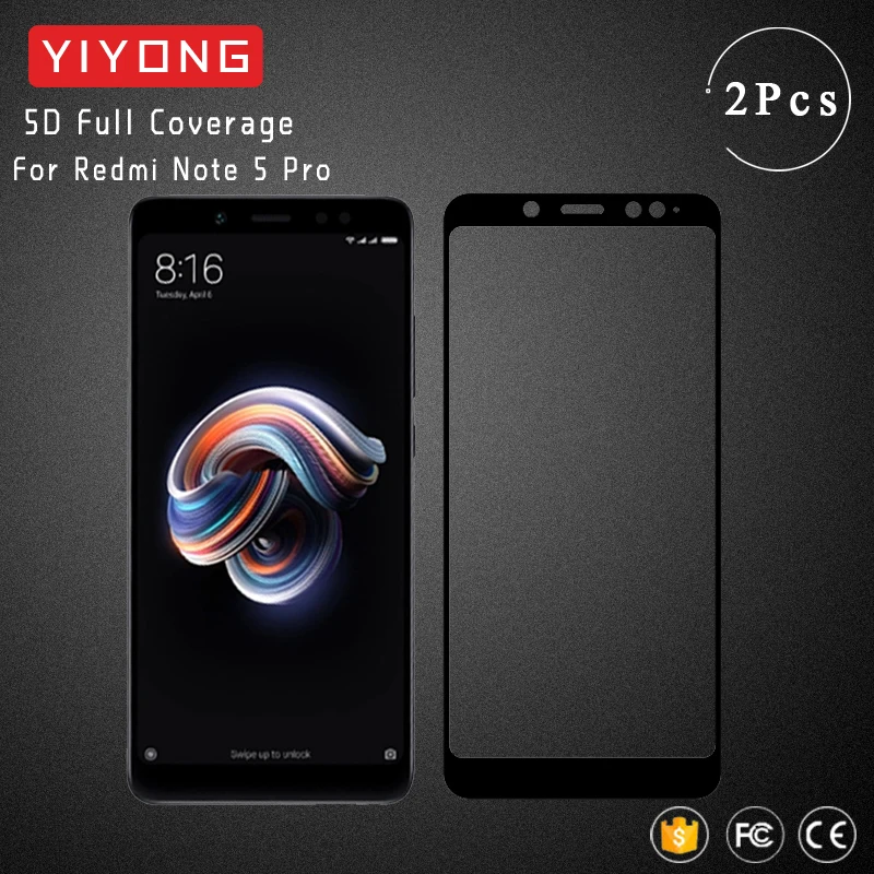 Стекло YIYONG 9D с полным покрытием для Xiaomi Redmi Note 5 Pro закаленное стекло Xiomi Note5 Защита