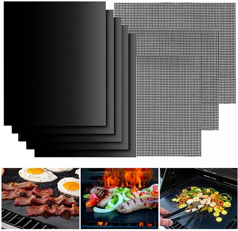 

Reusable Non-Stick BBQ Mesh Mat Pad Baking Sheet Portable Outdoor Picnic Cooking Barbecue Oven Tool BBQ Accessories
